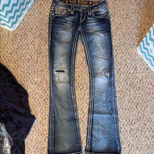 Women's Blue Jeans Rock Revival